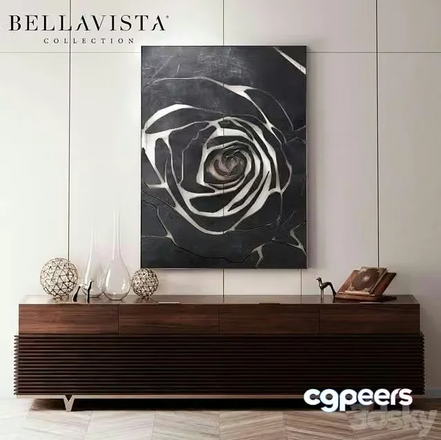 3ds Max Free – Montmartre Credenza by Bellavista Collection