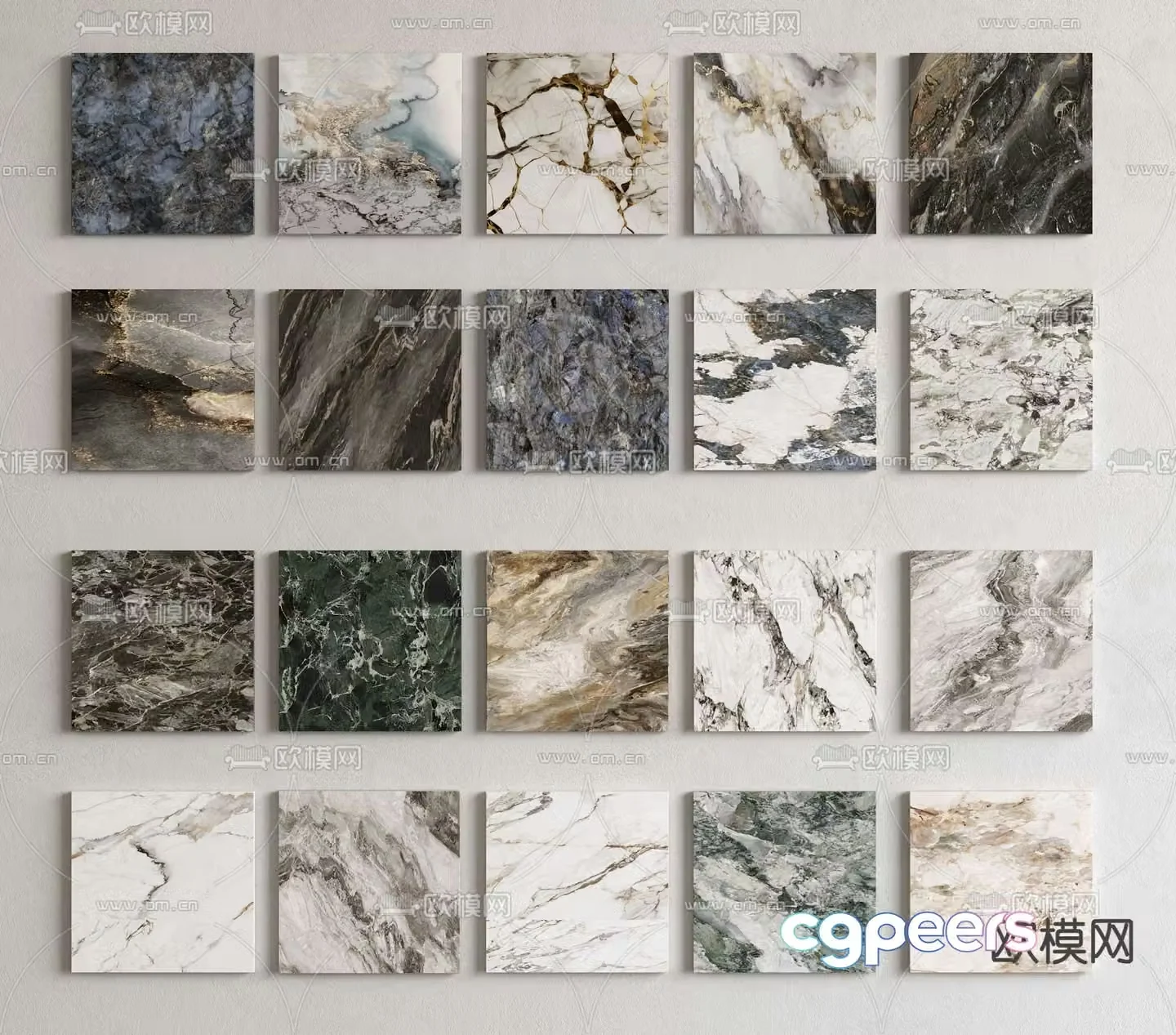 Marble Stone Decoration Stone Slab Ceramic Tile 3D Model