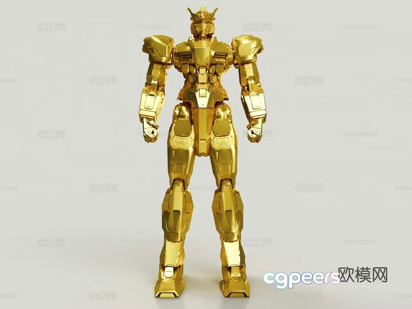 Gundam Battle Robot Figure 3D Model