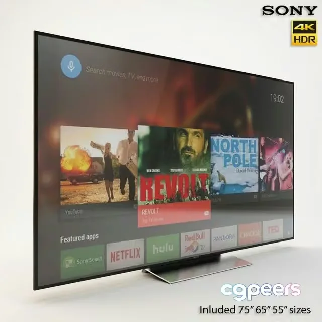 3ds Max Free – Sony X930D X940D 4K HDR