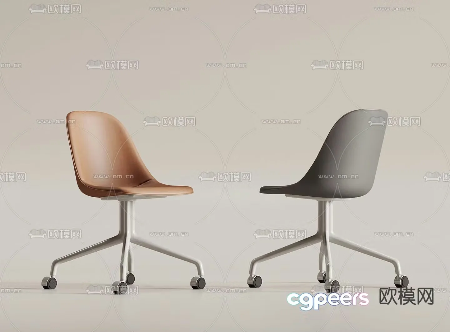 Office chair staff chair 3d model