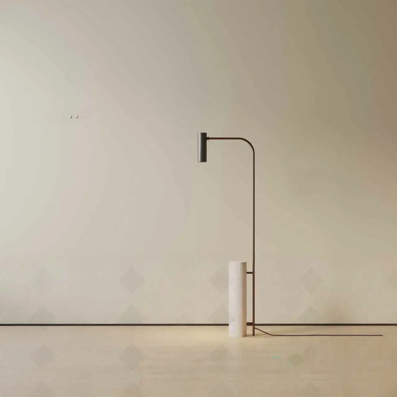 A Minimalist Floor Lamp 3D Model – 8502 – VRAY Render