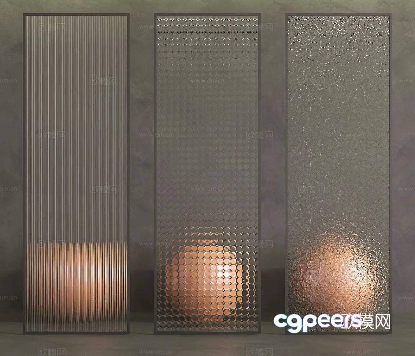 Partition Glass Partition Screen 3D Model