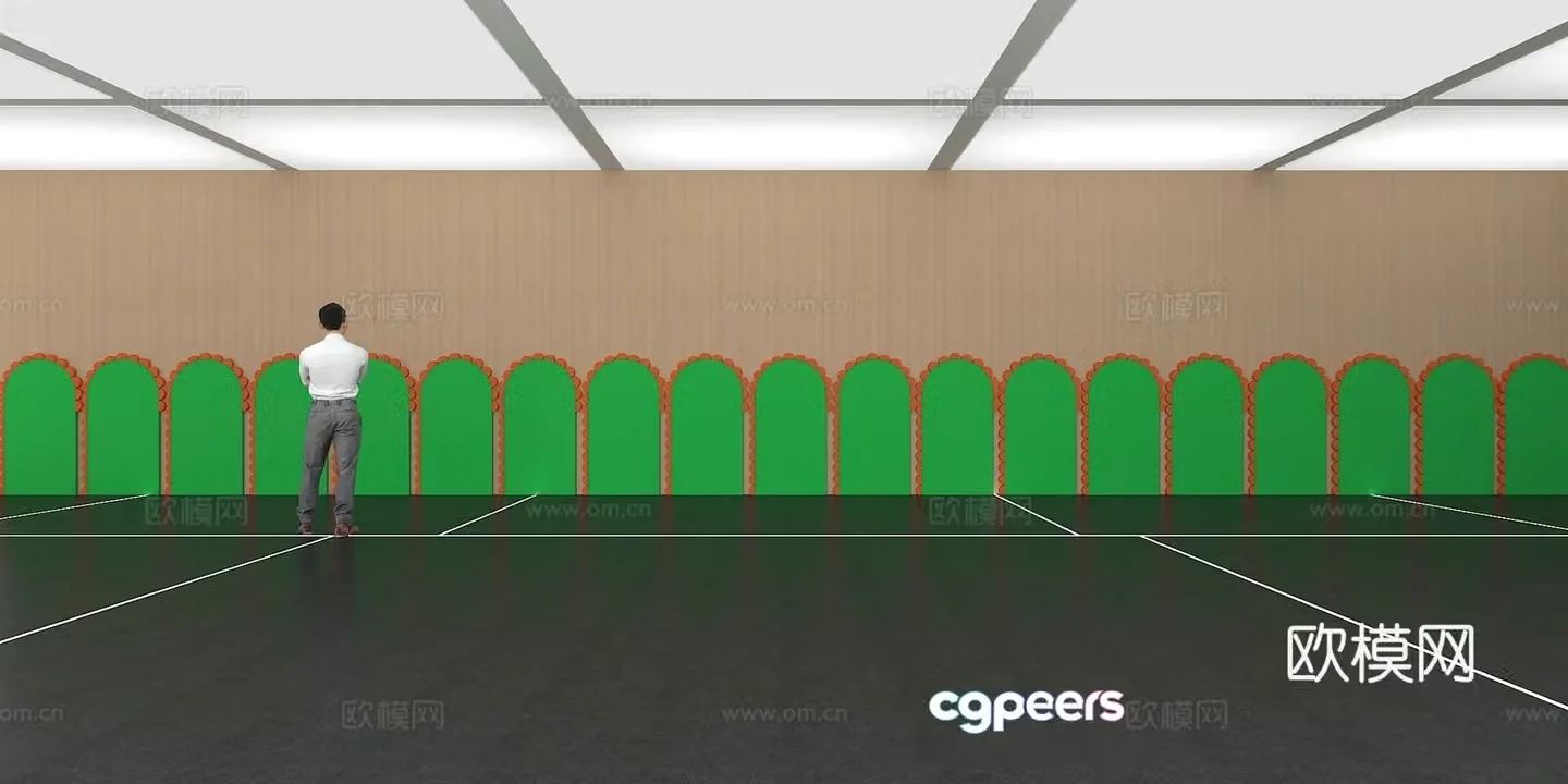 Cultural wall Corporate culture wall Display wall Theme wall Exhibition hall Campus culture Corridor 3D model