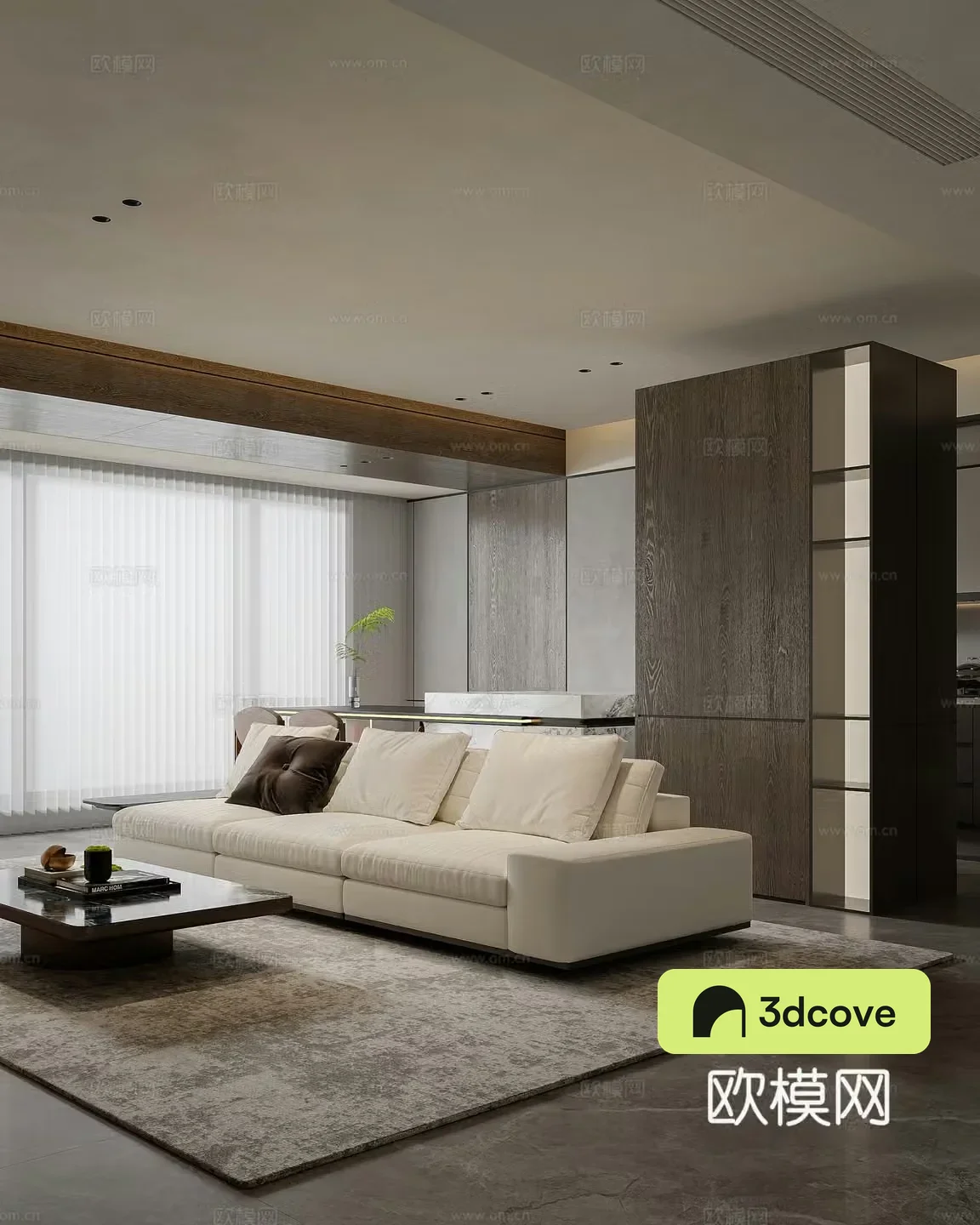 Italian dining room large flat kitchen sofa dining table