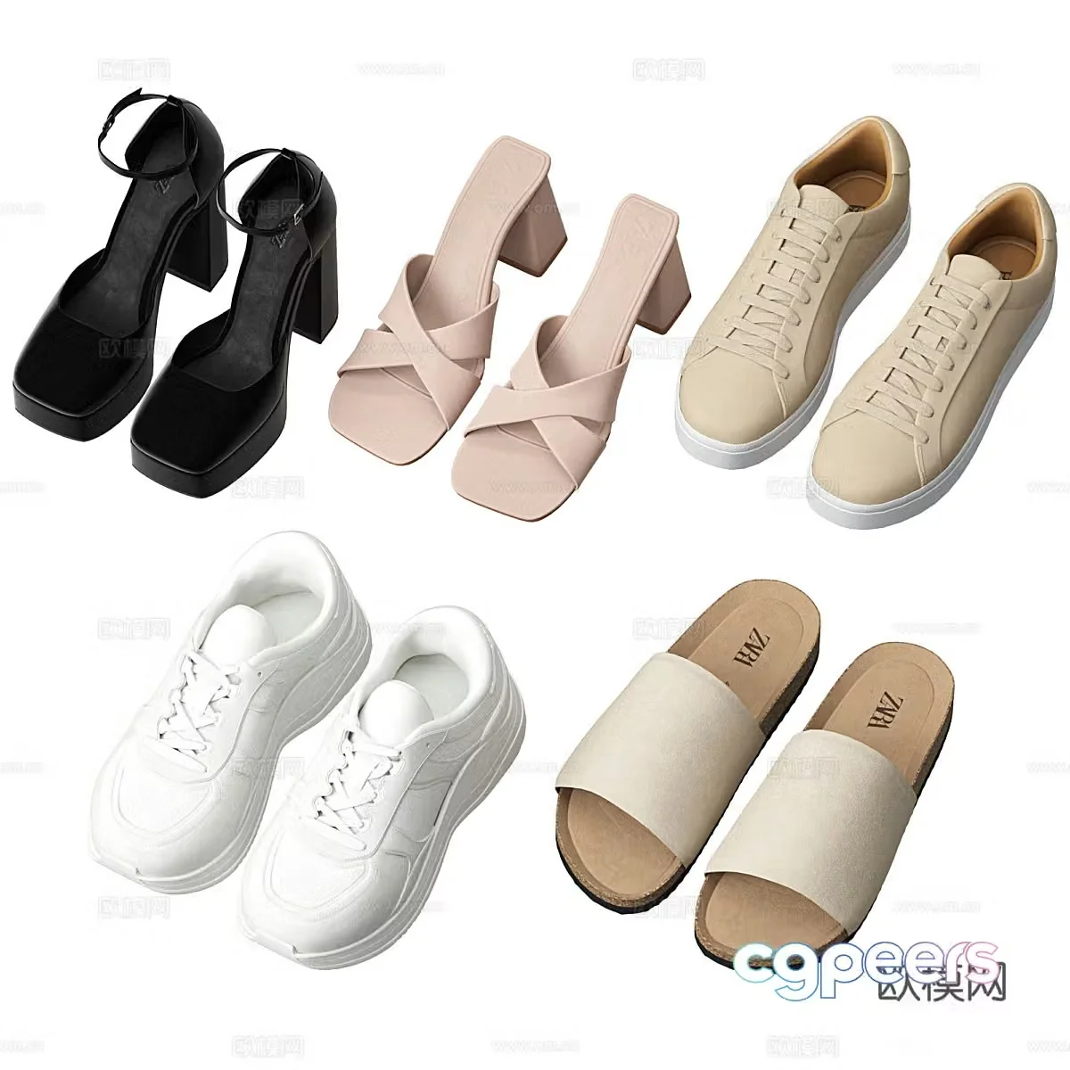 Women’s shoes 3d model