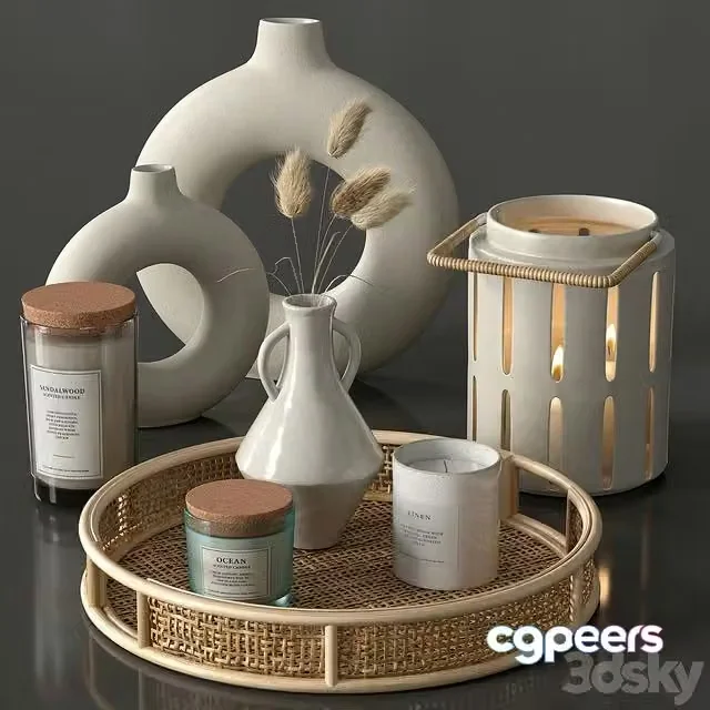 3ds Max Free – Decorative set h&m
