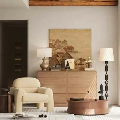 Modern Living Room 3D Model – 10214 – CORONA Render