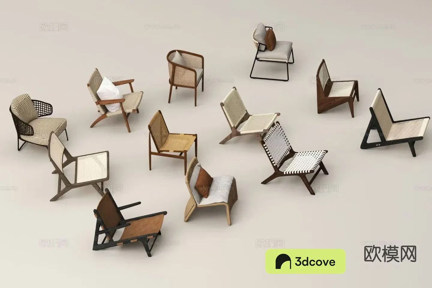 Wabi-sabi chair leisure chair