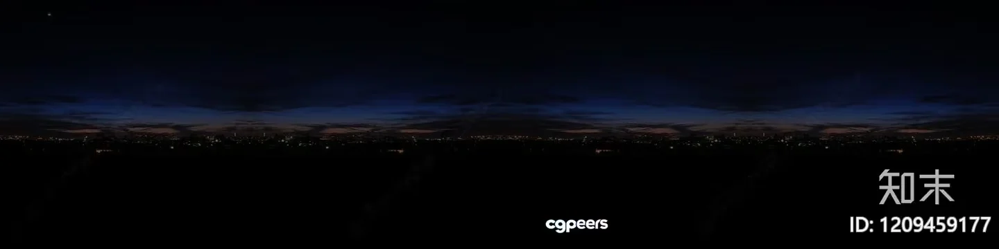 A Cityscape At Night Showcasing A Sprawling Urban Landscape 3D Model – 298 – VRAY Render