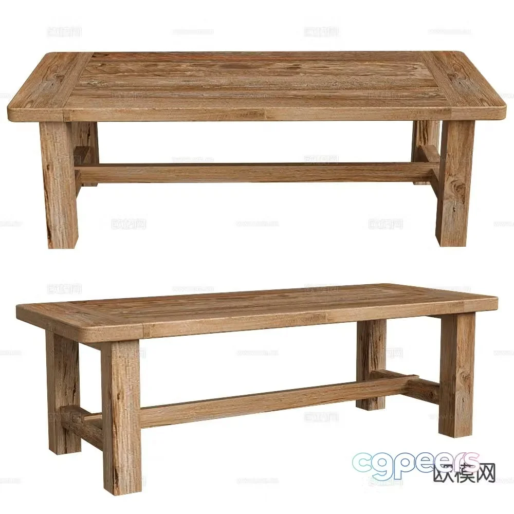 Bemondi dining table 3d model