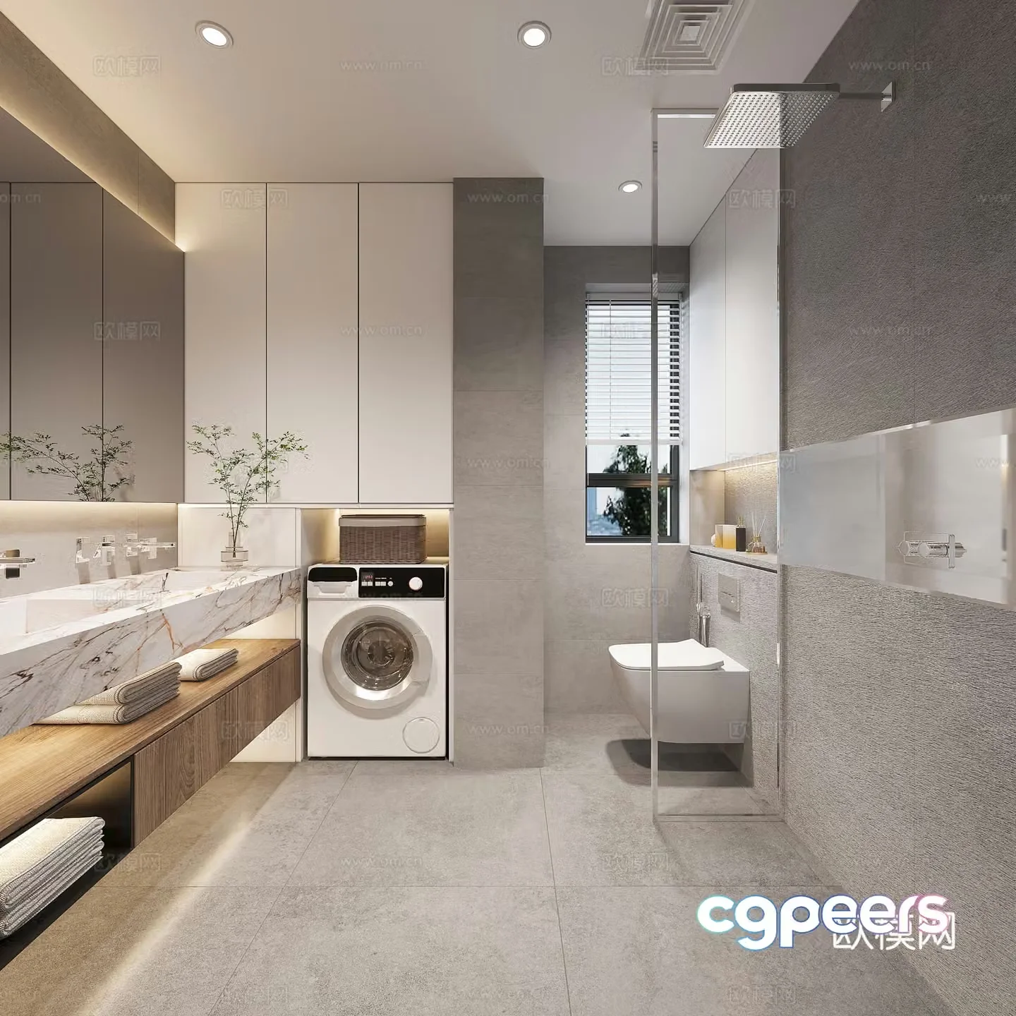 Modern bathroom 3d model