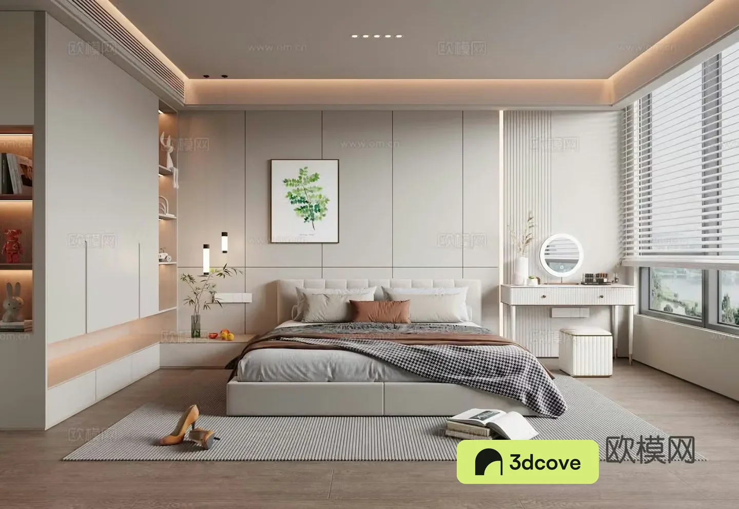 Creamy Bedroom Master Bedroom