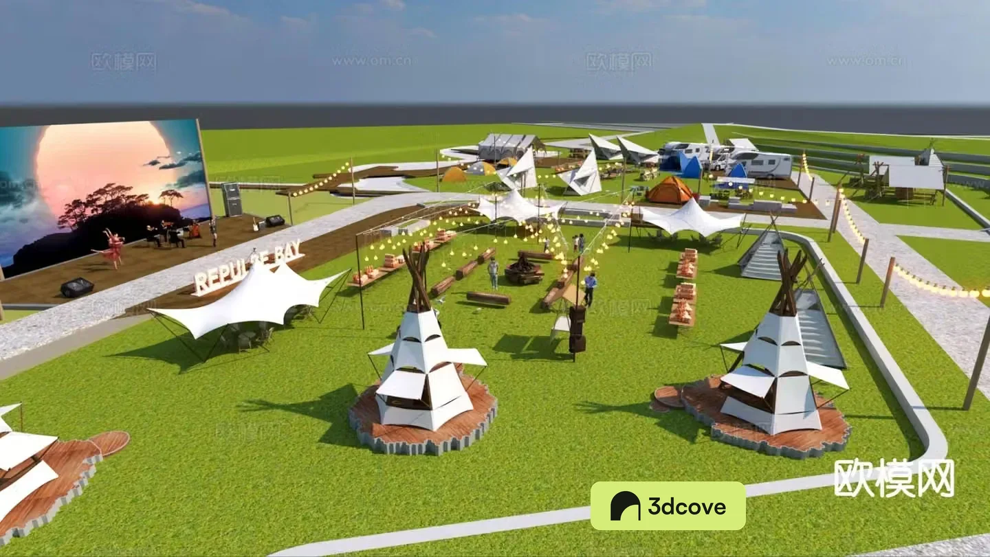 Outdoor camping camp