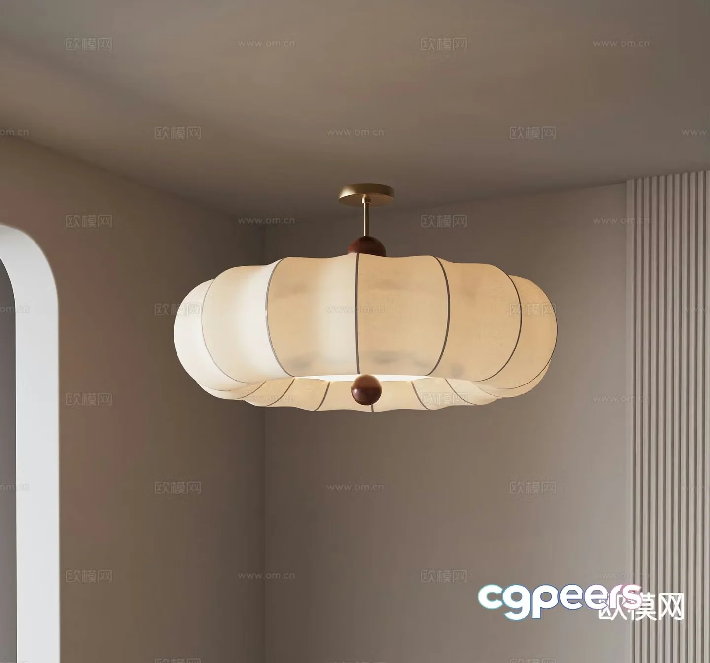 French art chandelier 3d model