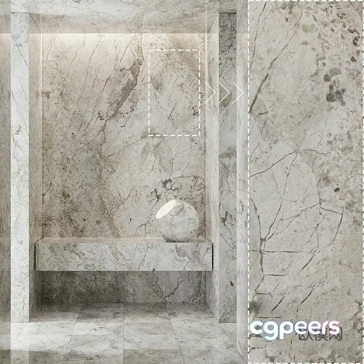 3d model of floor tiles