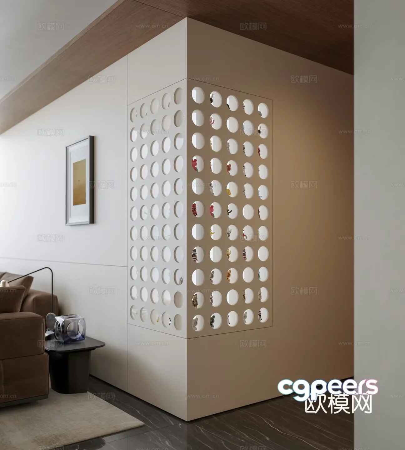 Figure cabinet Figure display cabinet Doll cabinet Blind box cabinet Lego cabinet Building block cabinet Trendy toy display cabinet 3D model