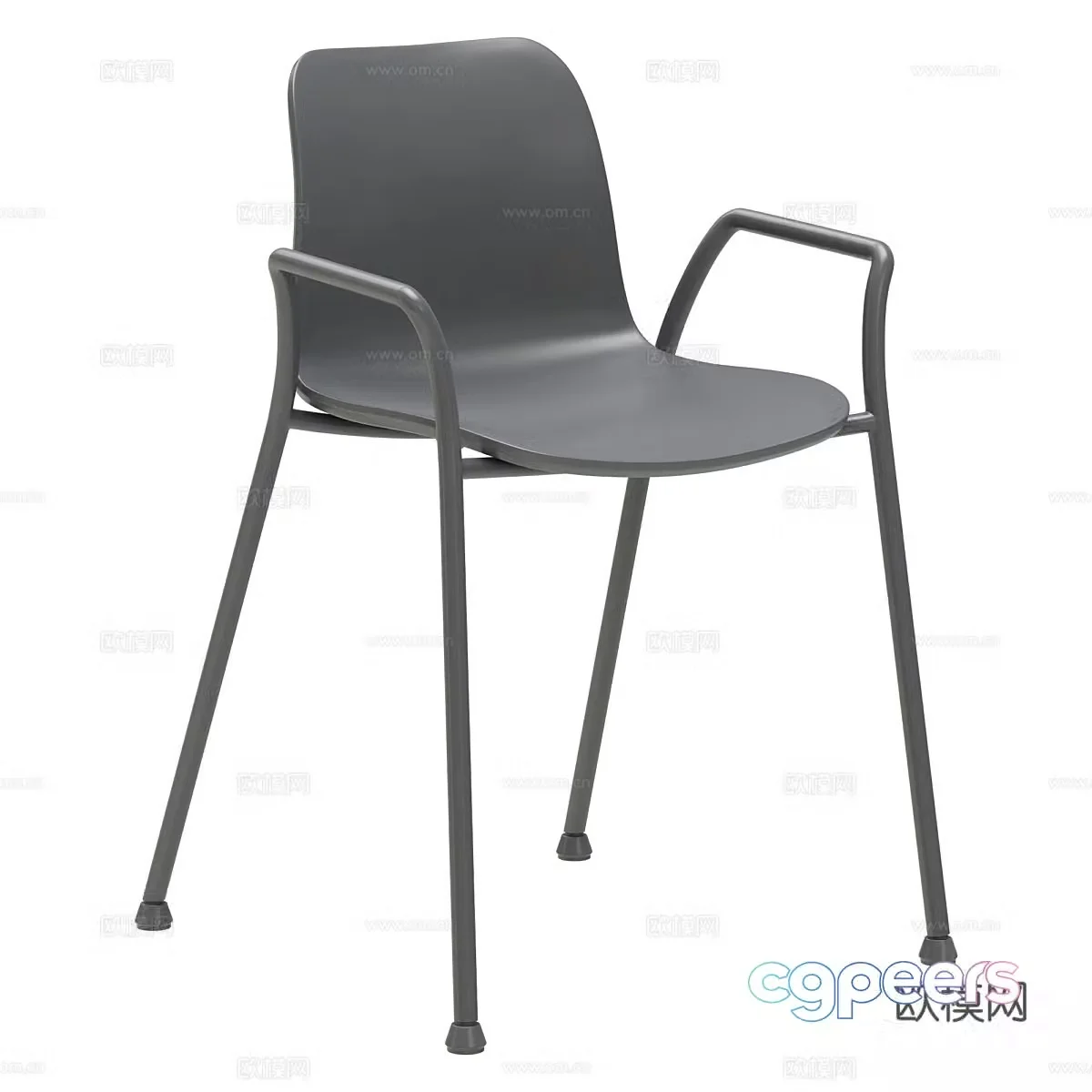 Modern single chair 3d model
