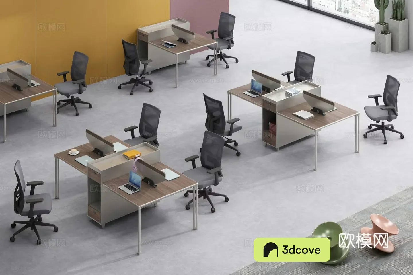 Working office space office