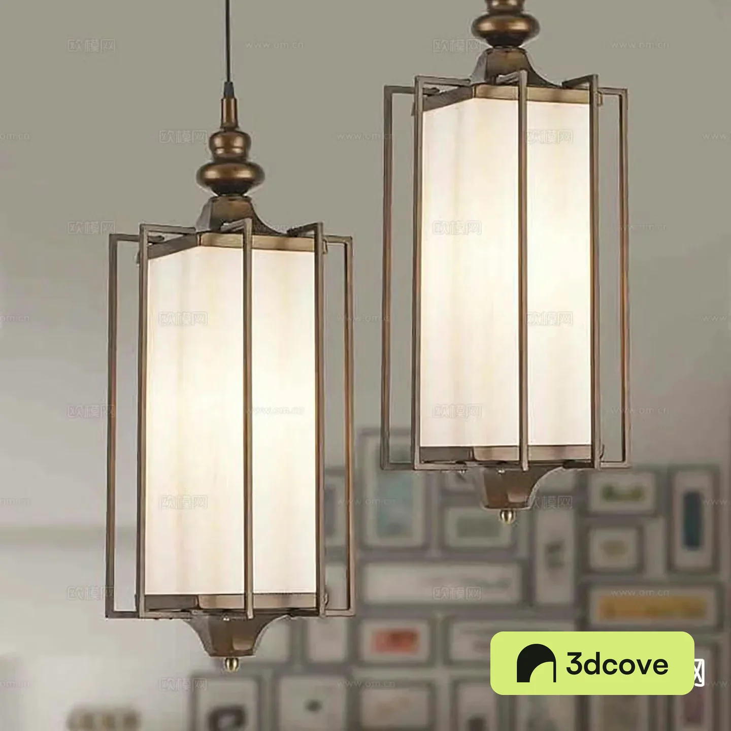 Simple European chandelier bedside small chandelier