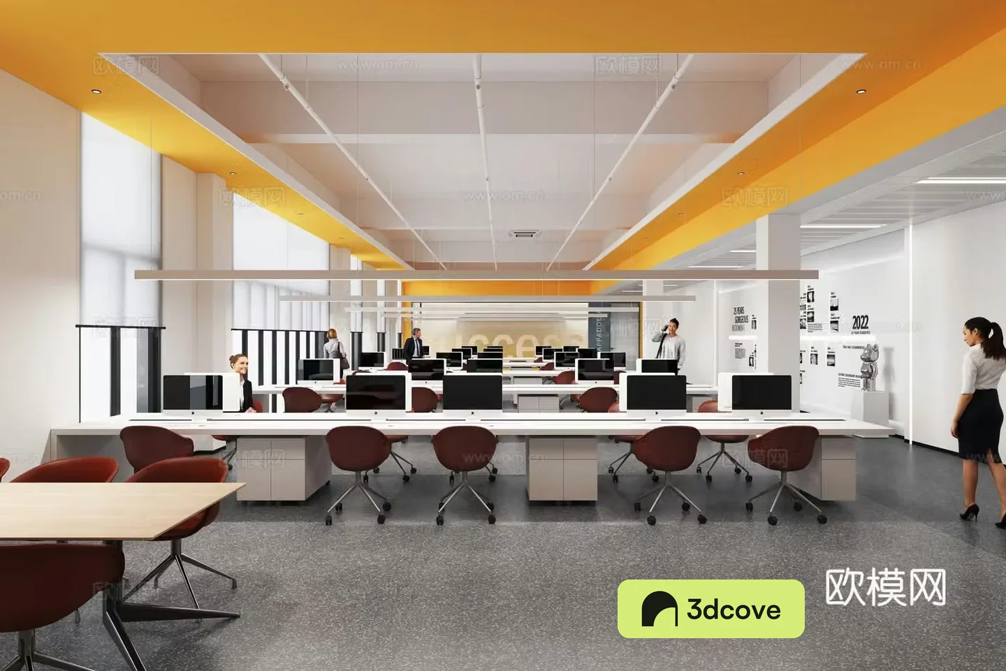 Modern public office area office