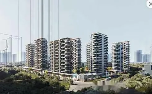 Tall Modern Buildings 3D Model – 8214 – VRAY Render