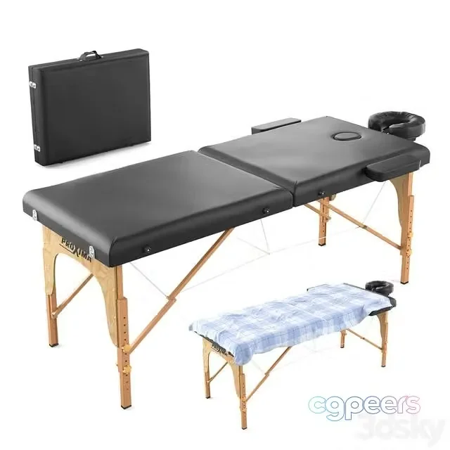 3ds Max Free – Folding massage table Proxima Parma 70