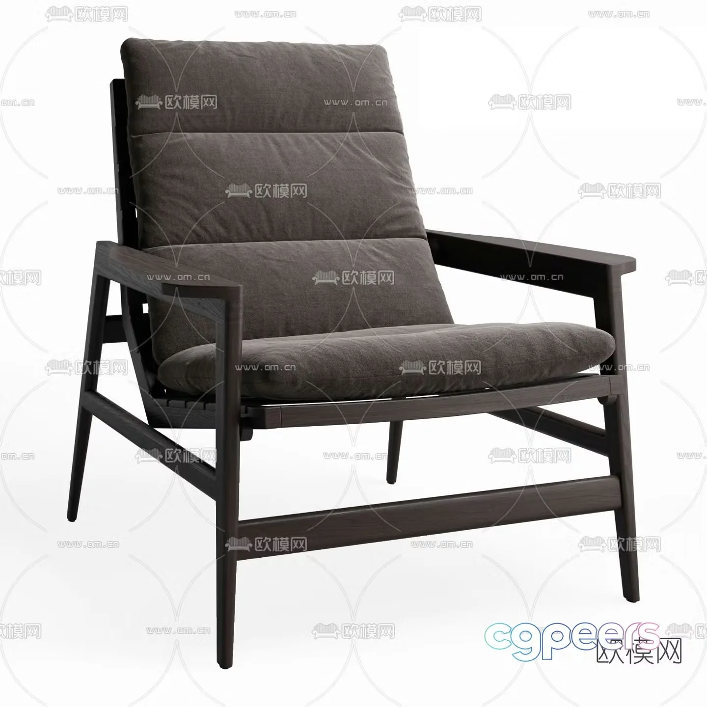 Poliform lounge chair 3d model