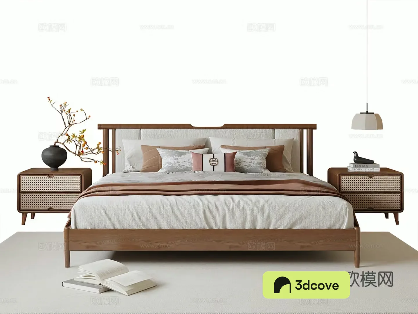 New Chinese Song style double bed