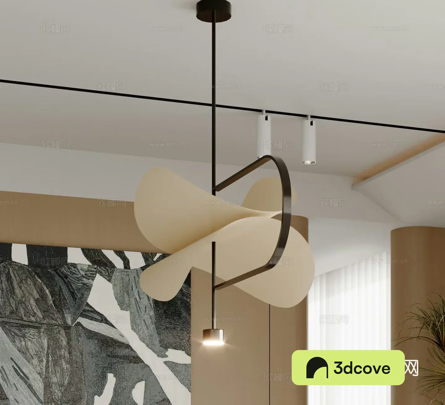 Modern chandelier