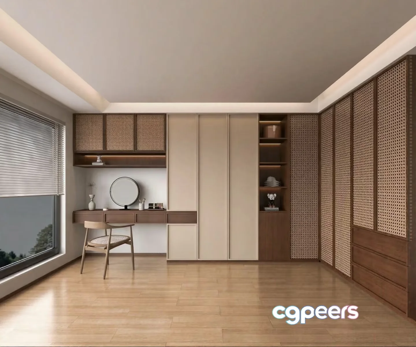 Modern Dressing Room 3D Model – 2010 – VRAY Render
