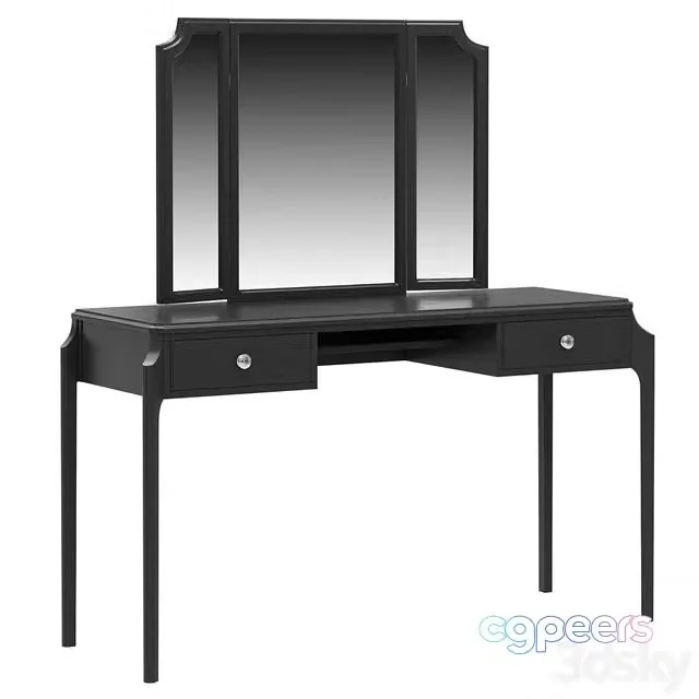 3ds Max Free – Dantone Home Le Visage dressing table with drawers and mirror
