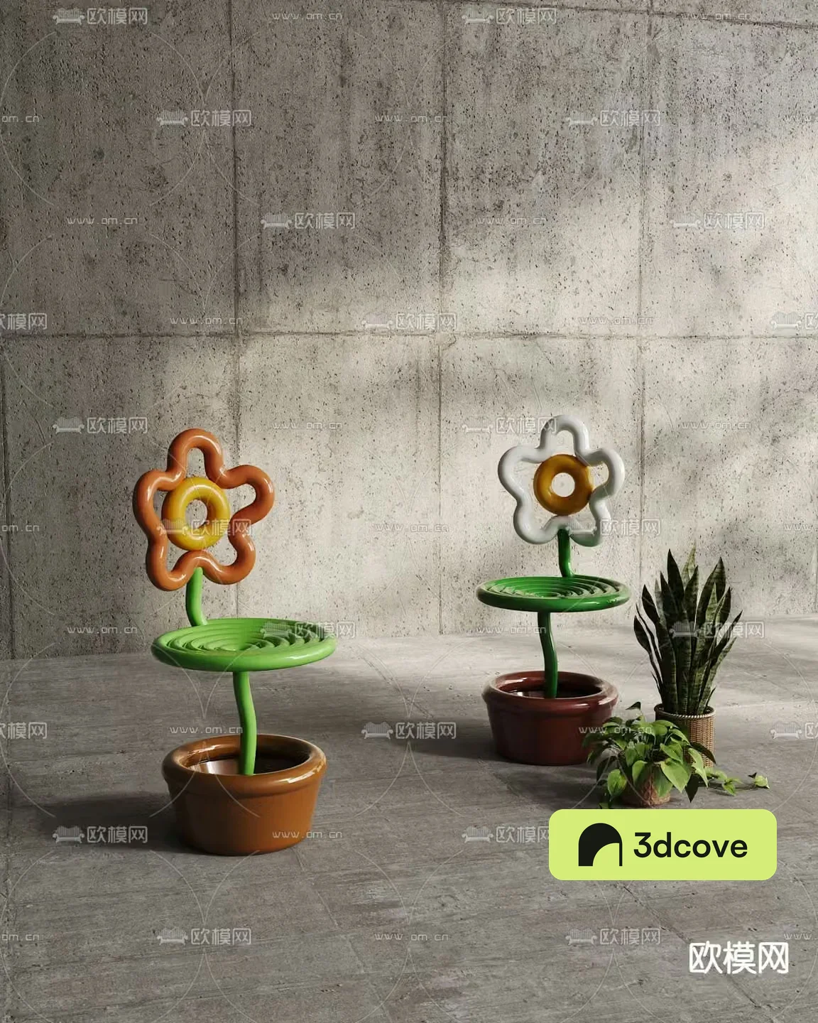 Flower chair children’s chair