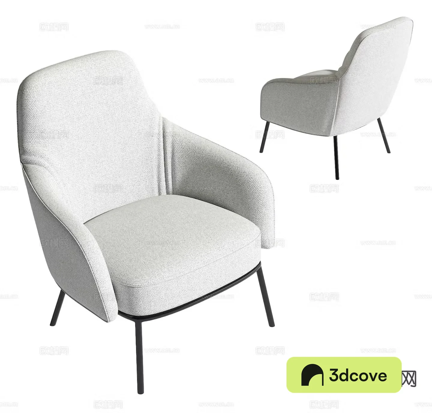 Modern single sofa