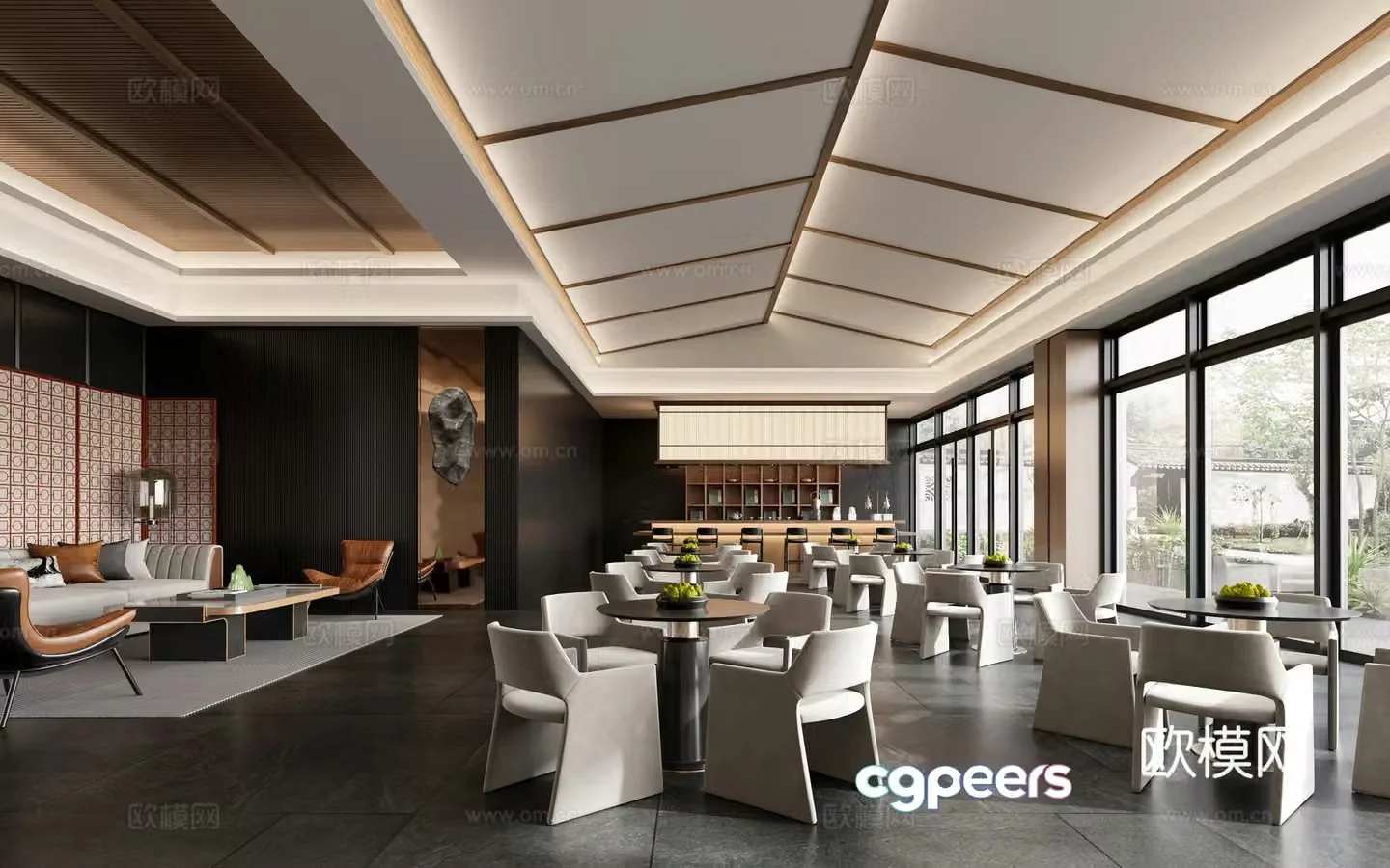 New Chinese sales office 3D model