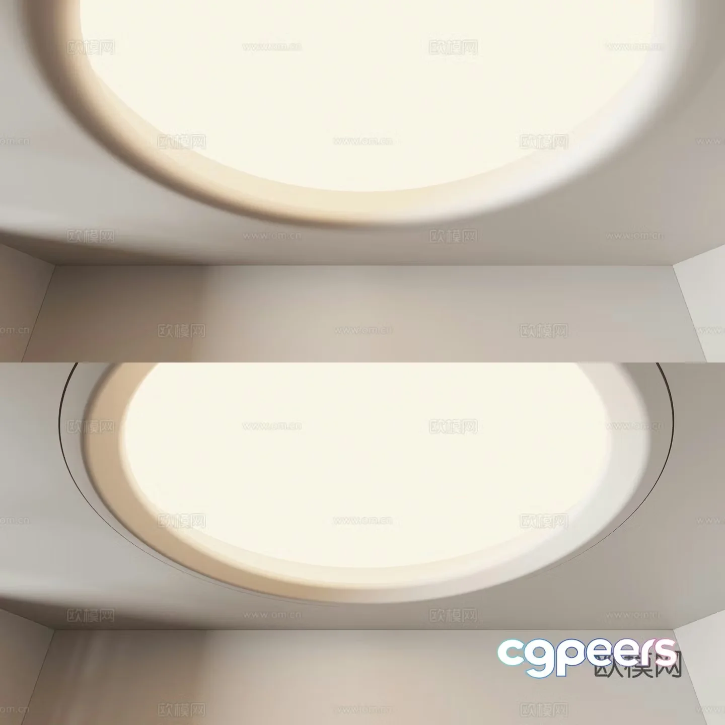 Modern ceiling 3d model