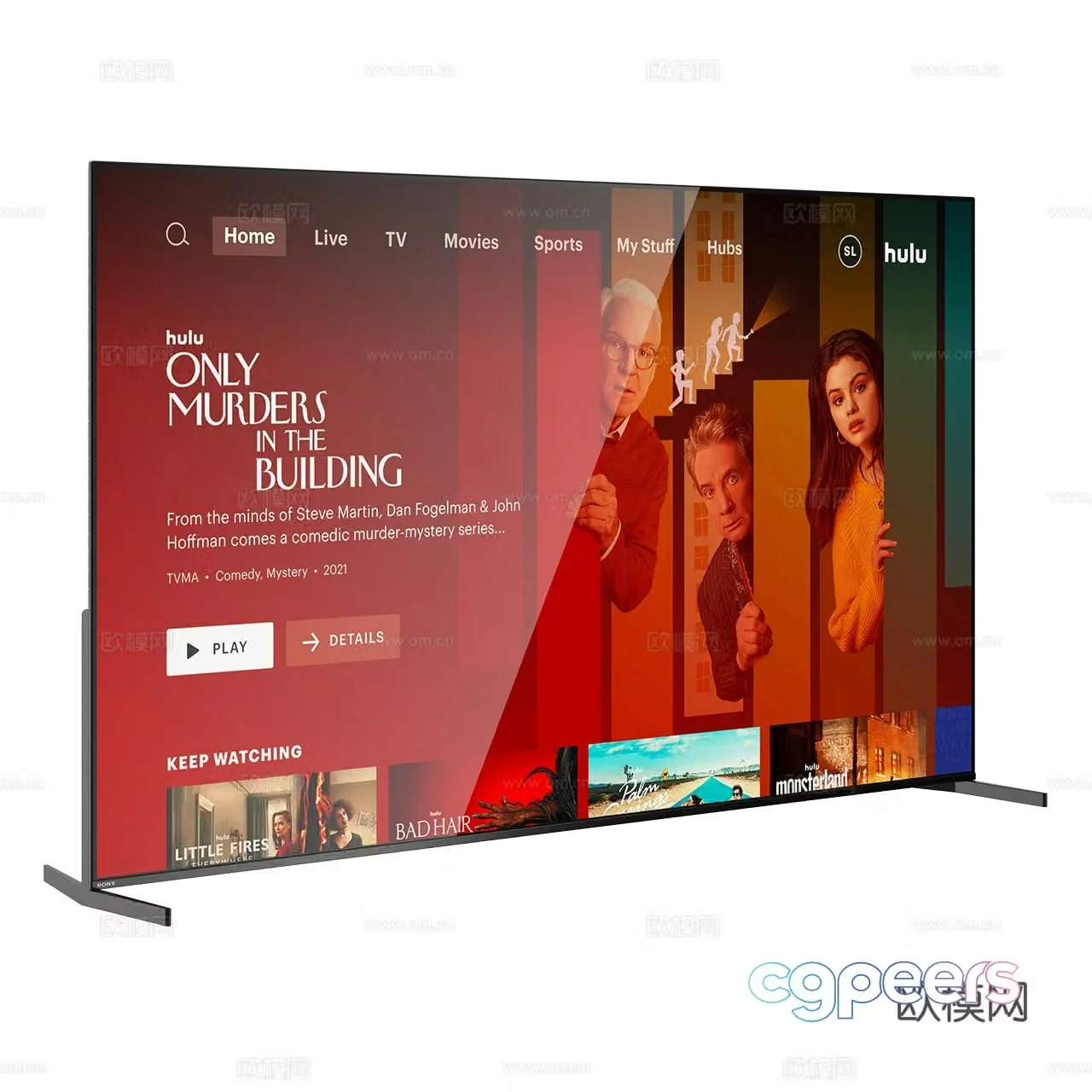 Sony New TV 4k TV Borderless TV Minimalist TV 3d Model