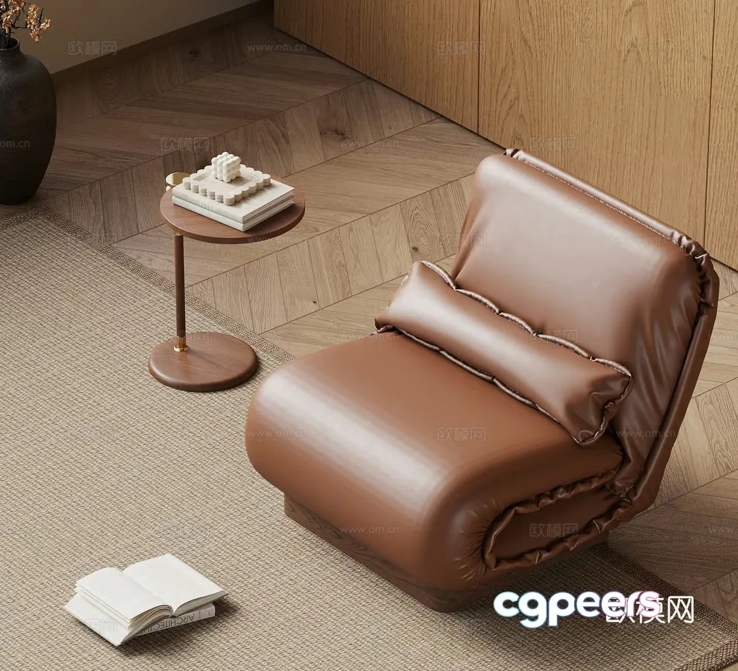 Leisure Chair French Leisure Chair 3D Model