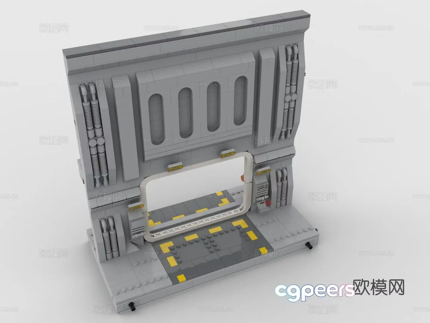 LEGO LEGO Toys Building Blocks Science Fiction Star Gate 3D Model