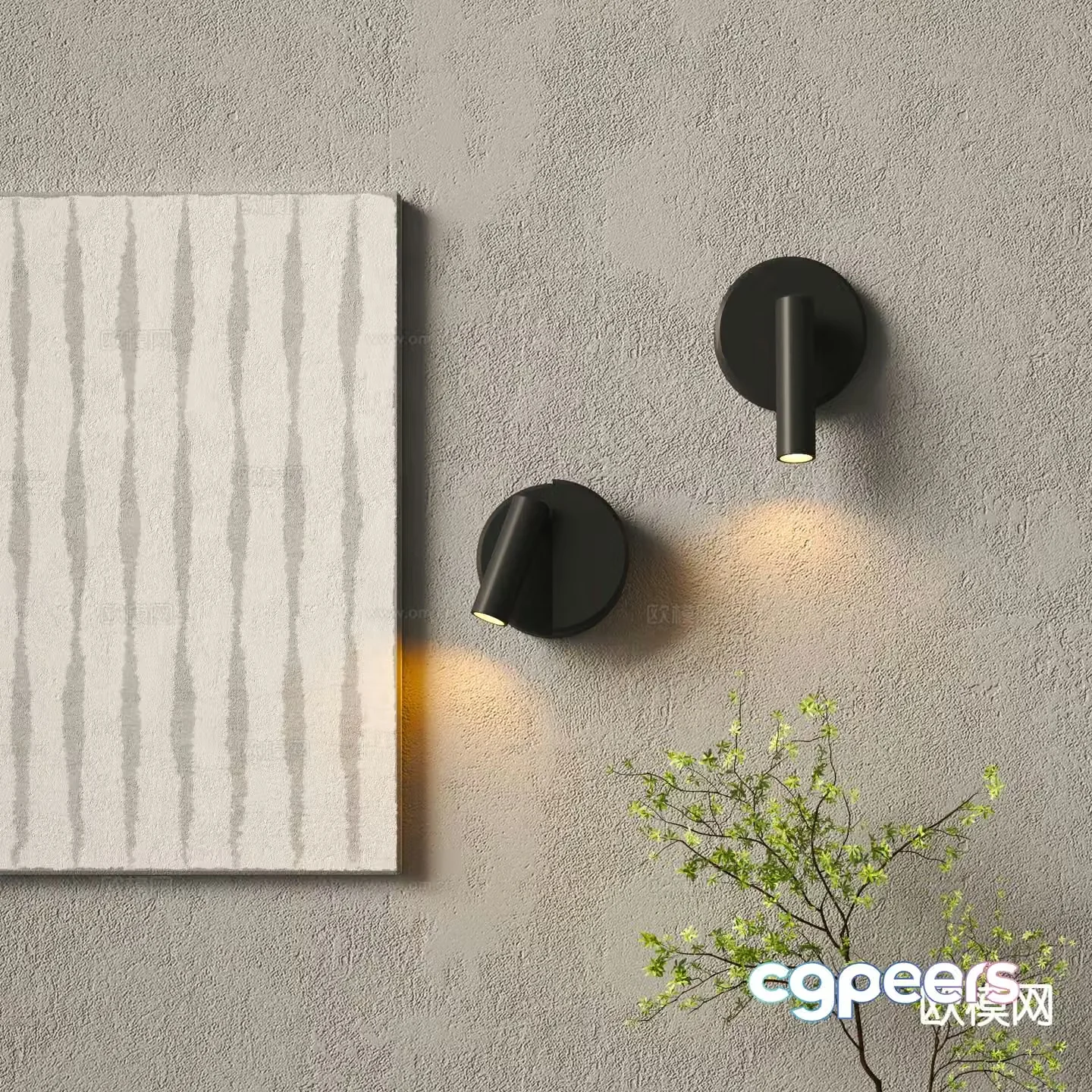 Modern wall lamp creative wall lamp personalized wall lamp 3d model
