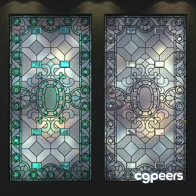 3ds Max Free – stained-glass window