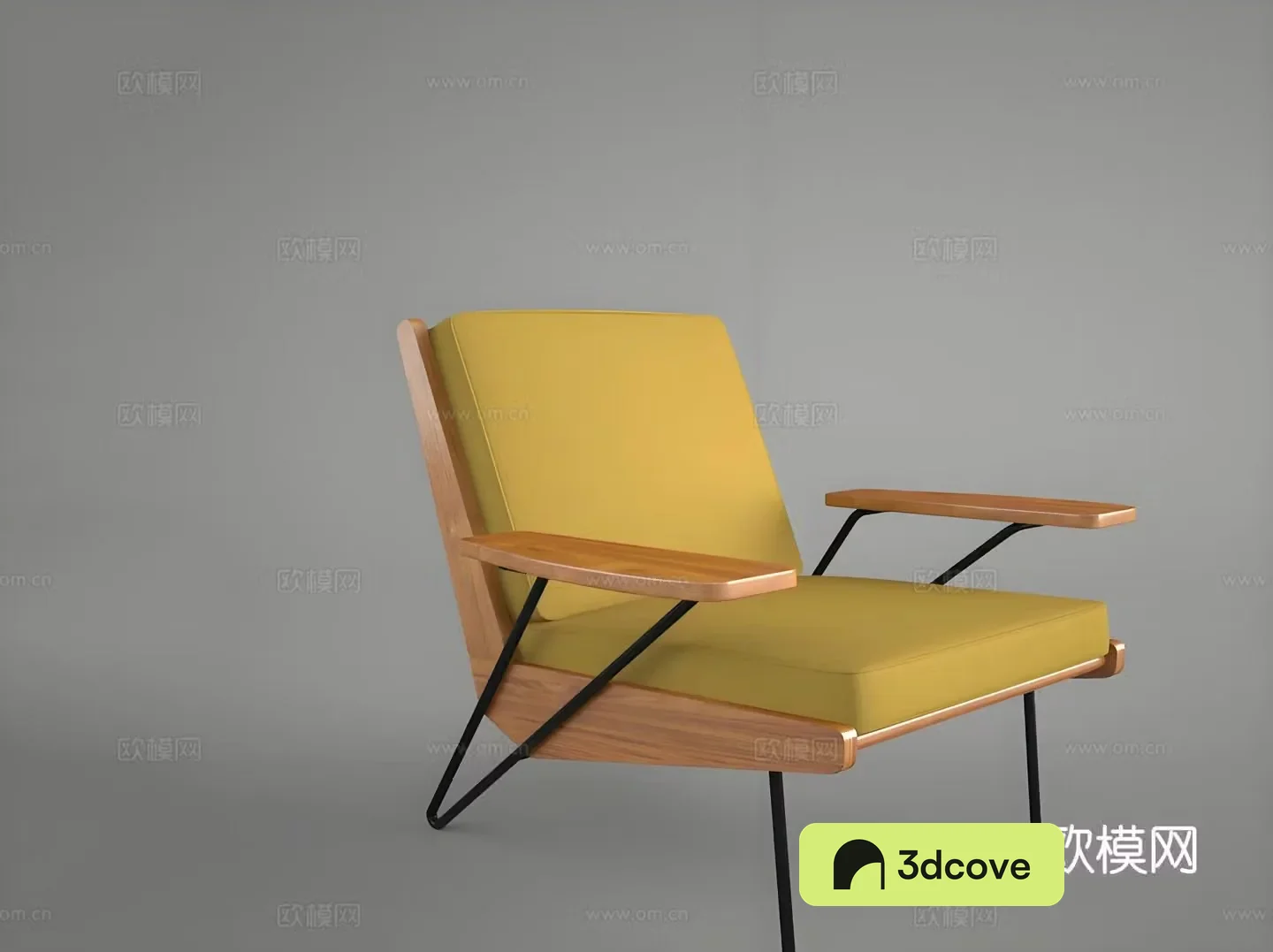 New Chinese style armchair leisure chair