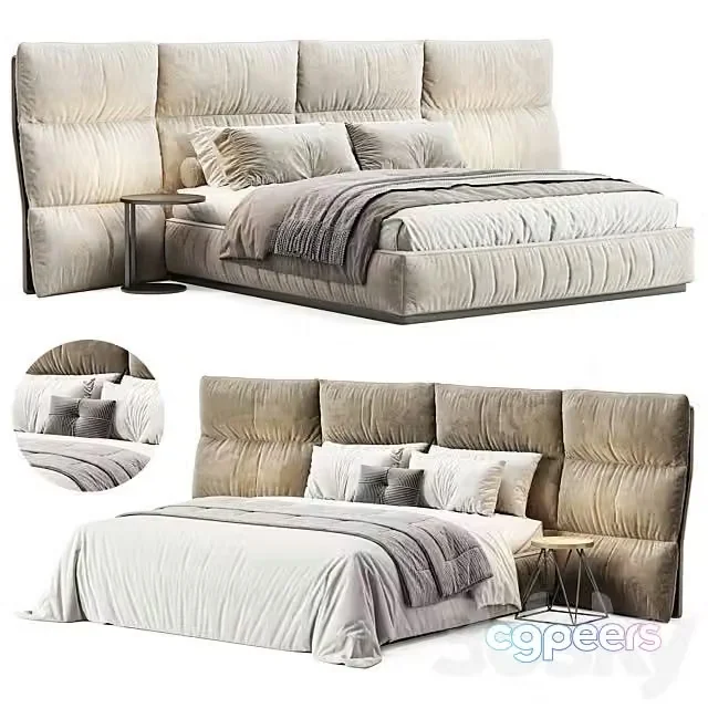 3ds Max Free – Palau bed by Visionnaire