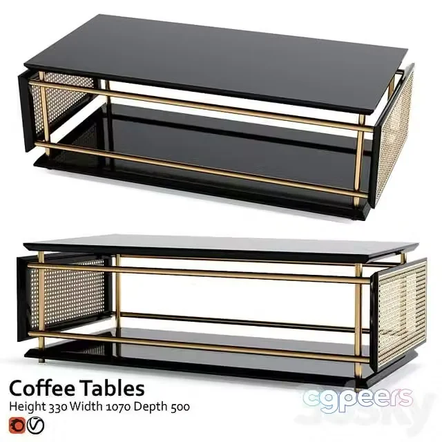 3ds Max Free – Coffee table Wiener Box