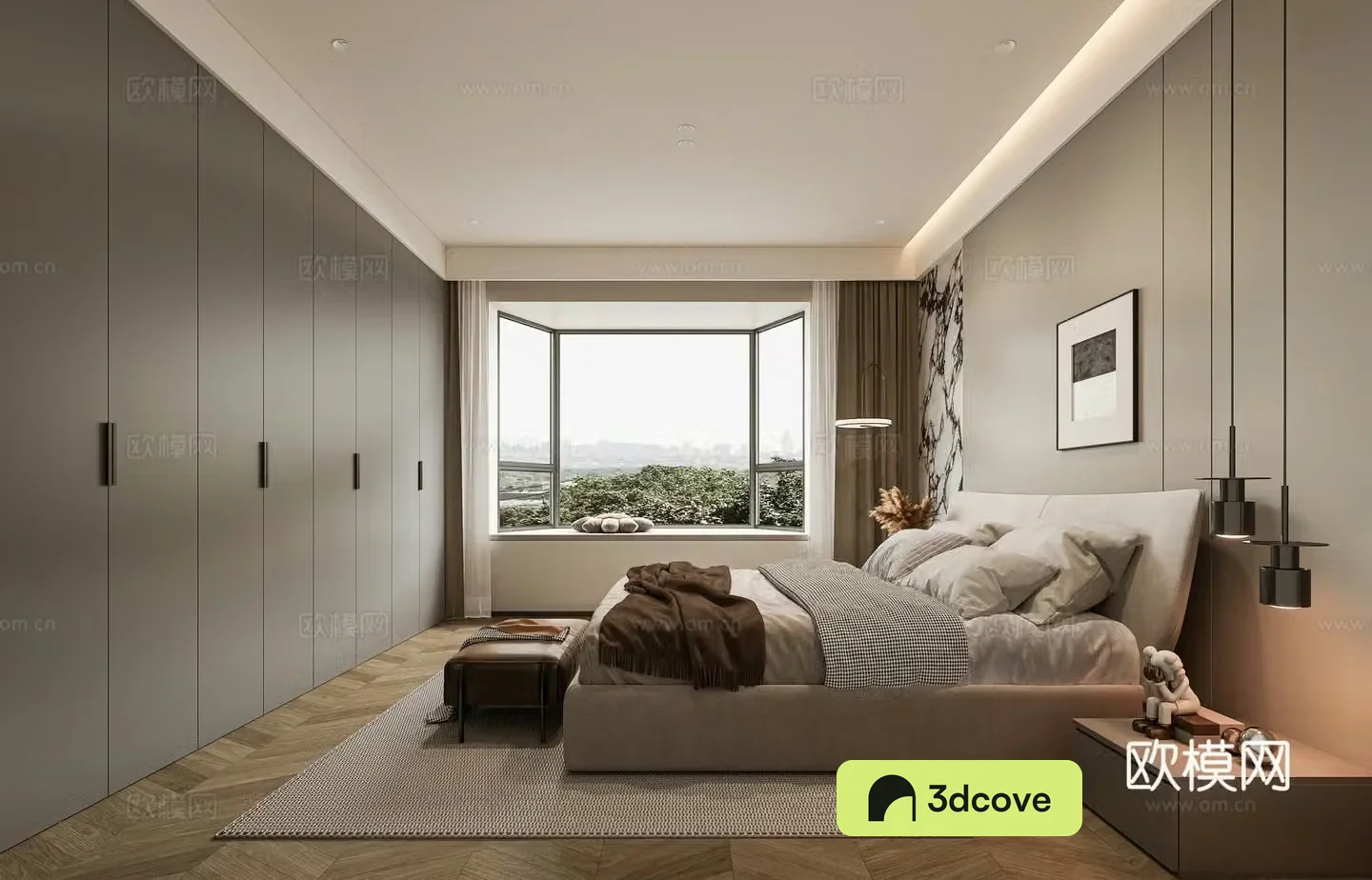 Modern bedroom