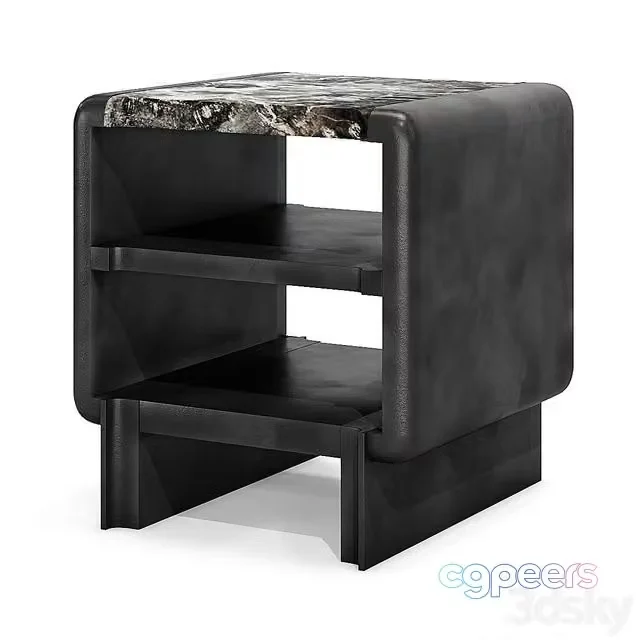3ds Max Free – Bedside table Thierry Lemaire – So Black