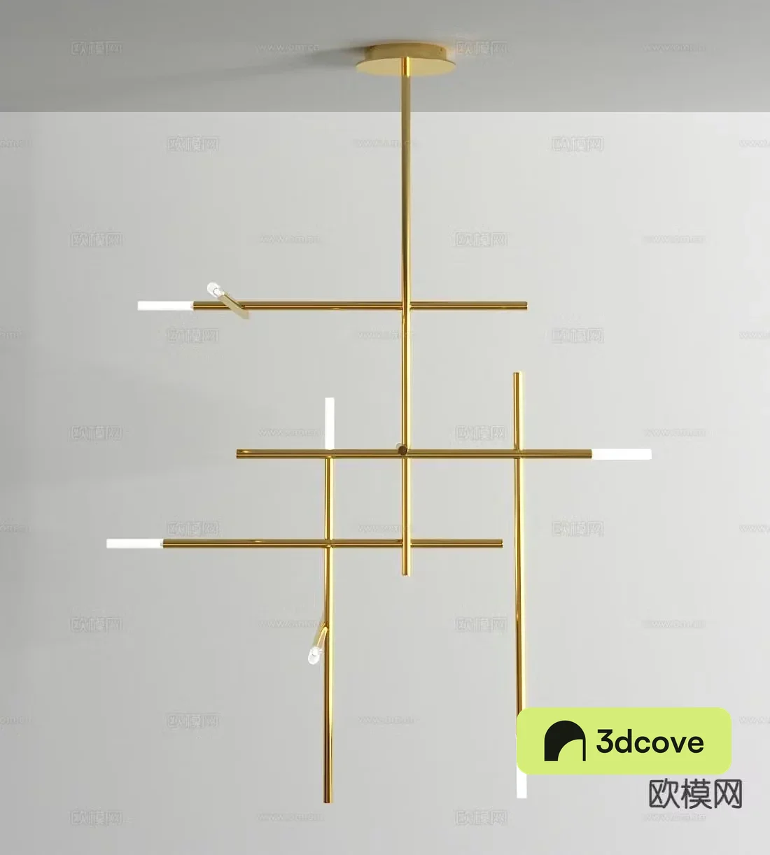 Light luxury chandelier stick chandelier