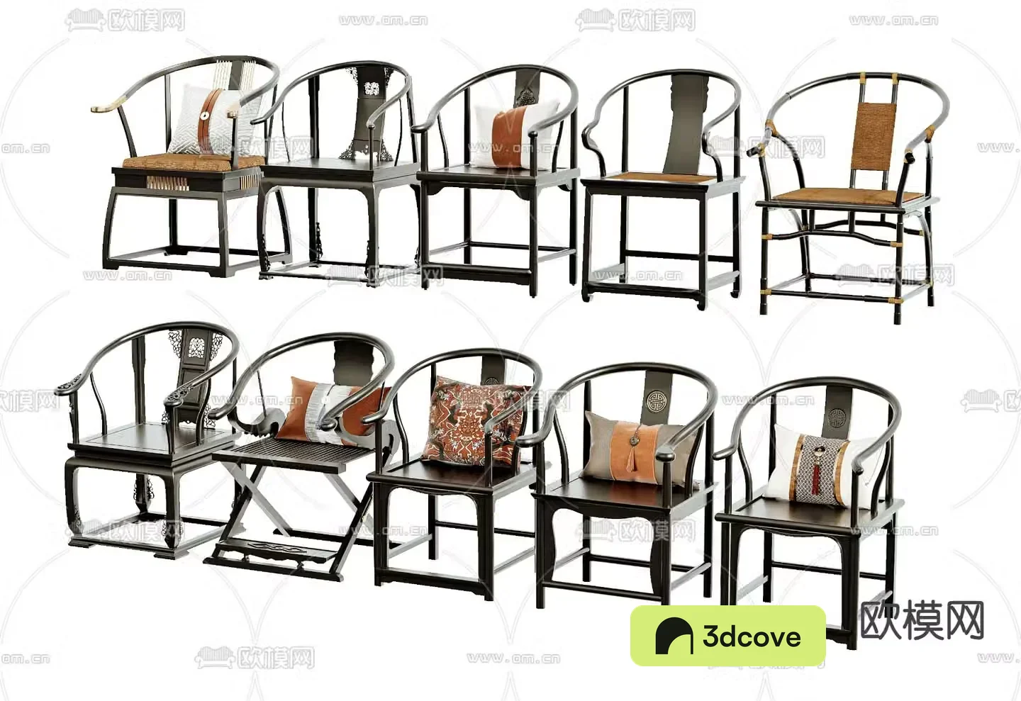 New Chinese style chair arm chair Taishi chair
