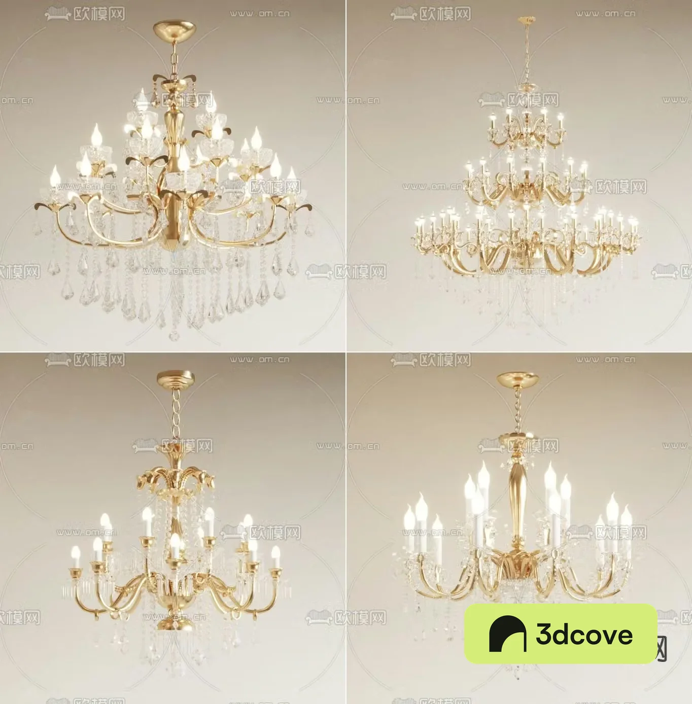 European style chandelier crystal chandelier