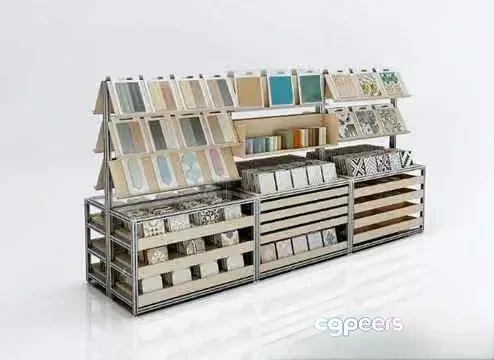 Modern Storage Unit 3D Model – 276 – VRAY Render